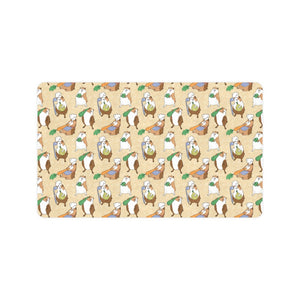 Guinea Pig Pattern Print Design 02 Doormat