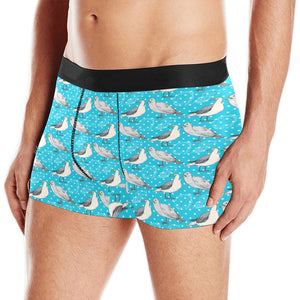 Seagull Pattern Print Design 02 Men's All Over Print Boxer Briefs Men's Underwear