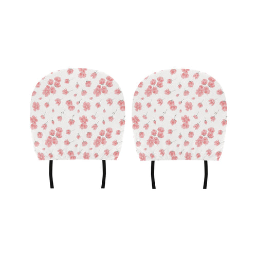 Sakura Pattern Car Headrest Cover