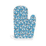 Pelican Pattern Print Design 04 Heat Resistant Oven Mitts