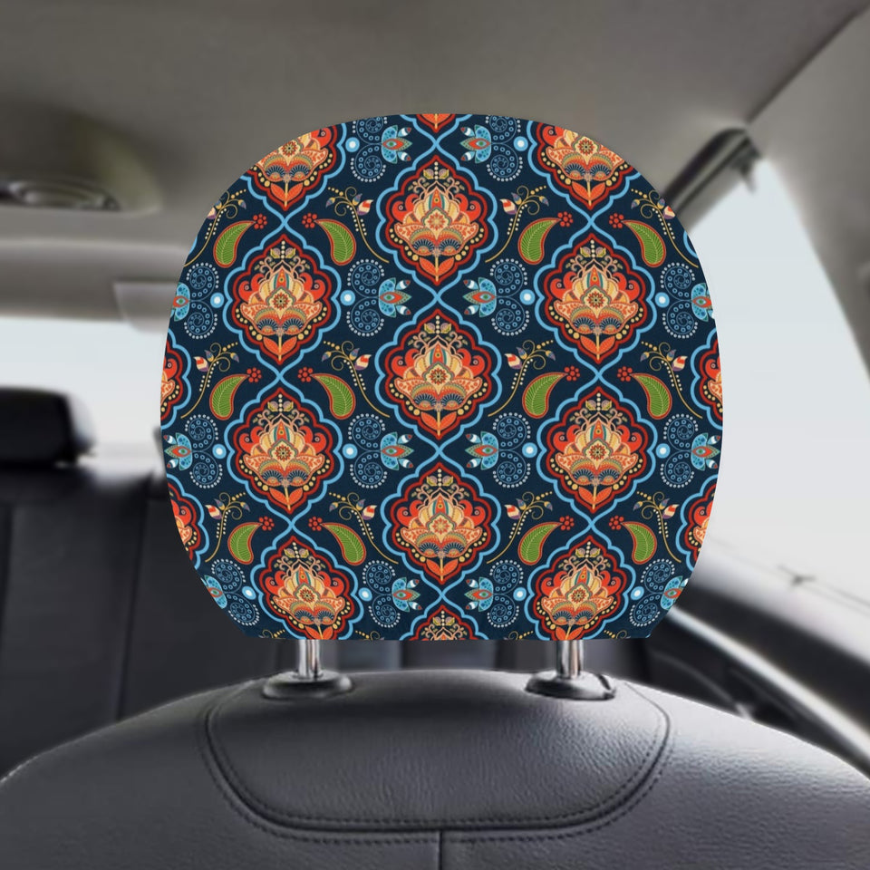 Indian Traditional Pattern Car Headrest Cover