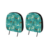 Deer Pattern Car Headrest Cover