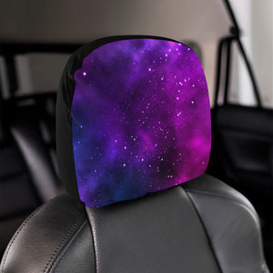 Pink Space Galaxy Pattern4 Car Headrest Cover