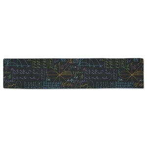 Math Pattern Print Design 04 Table Runner