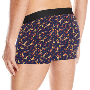 Eiffel Tower Pattern Print Design 02 Men's All Over Print Boxer Briefs Men's Underwear