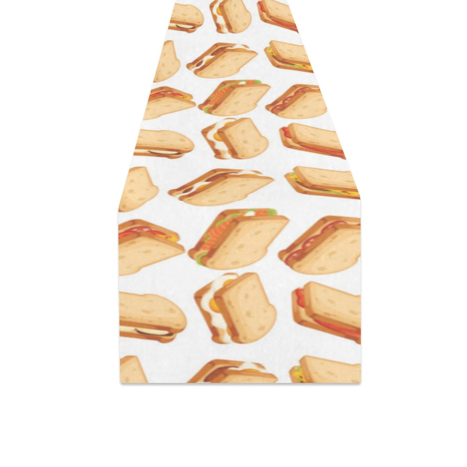 Sandwich Pattern Print Design 01 Table Runner