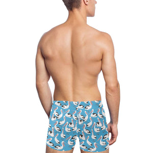 Pelican Pattern Print Design 04 Men's Swimming Trunks