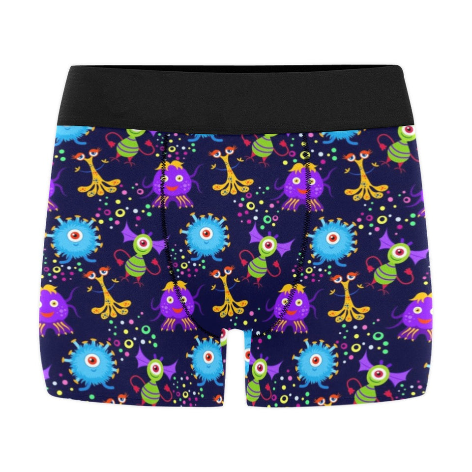 Alien Pattern Print Design 01 Men's All Over Print Boxer Briefs Men's Underwear