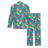 Pelican Pattern Print Design 03 Men's Long Pajama Set