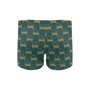 Piano Pattern Print Design 03 Men's Swimming Trunks