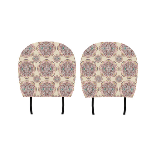 Sea Turtle Tribal Pattern Car Headrest Cover