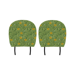 Cucumber Pattern Theme Car Headrest Cover