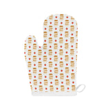 Pancake Pattern Print Design 02 Heat Resistant Oven Mitts