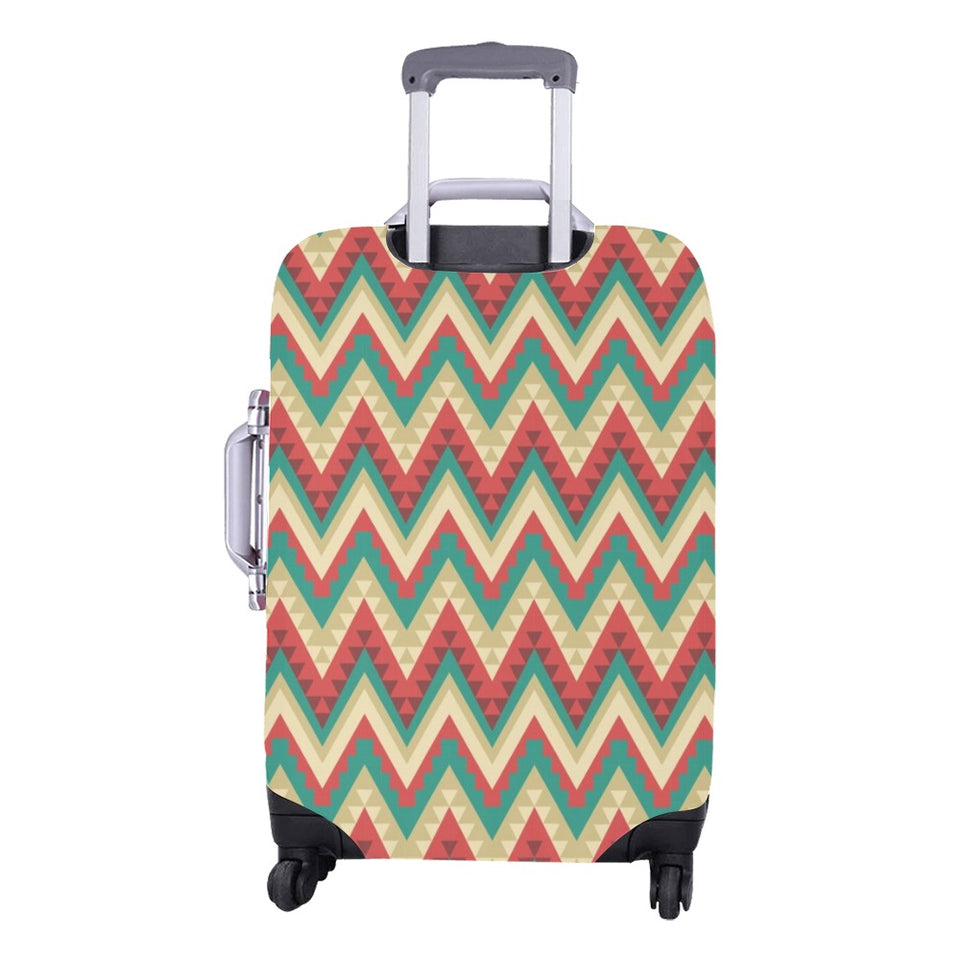 Zigzag Chevron Pattern Luggage Cover (22"-25") (Medium)