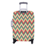 Zigzag Chevron Pattern Luggage Cover (22"-25") (Medium)