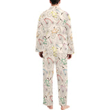 Bicycle Pattern Print Design 04 Men's Long Pajama Set