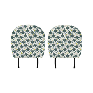 Stingray Pattern Print Design 03 Car Headrest Cover