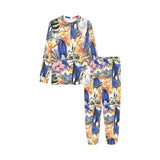 Toucan Leaves Flower Pattern Kids' Boys' Girls' All Over Print Pajama Set