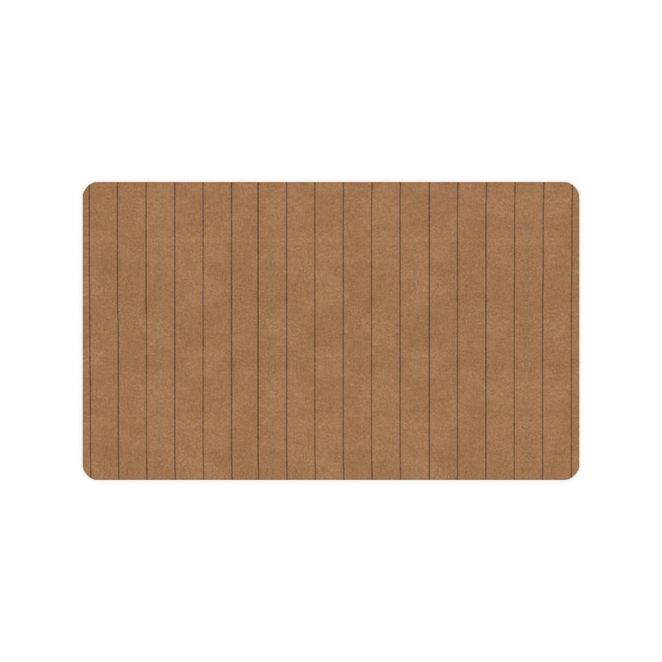 Wood Printed Pattern Print Design 03 Doormat