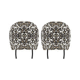 Leopard Skin Pattern Car Headrest Cover