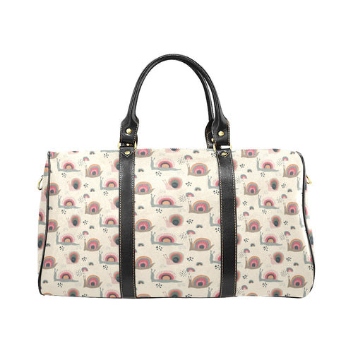 Snail Pattern Print Design 04 Travel Bag