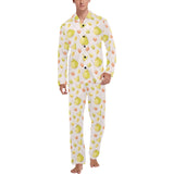 Tea pots Pattern Print Design 03 Men's Long Pajama Set