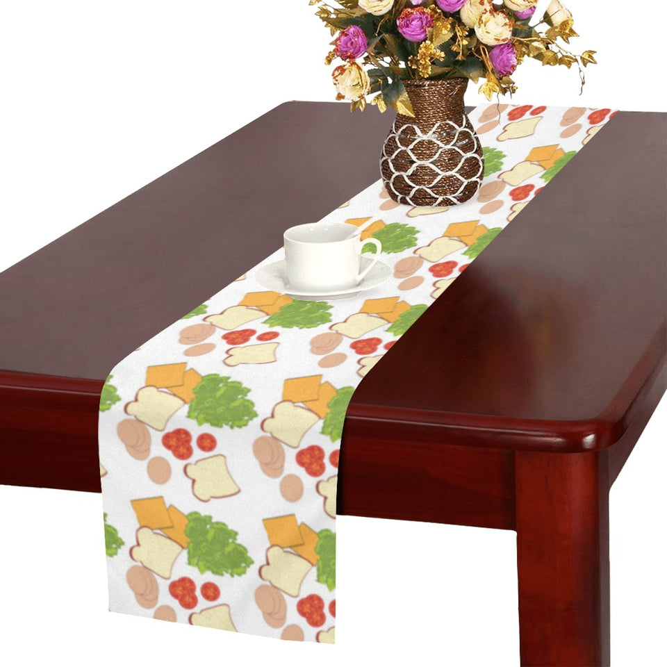 Sandwich Pattern Print Design 02 Table Runner