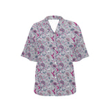 Hummingbird Pattern Print Design 04 Women's All Over Print Hawaiian Shirt