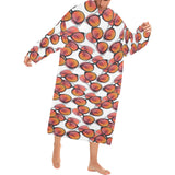 Sun Glasses Pattern Print Design 01 Blanket Robe with Sleeves