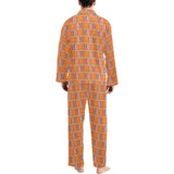 Popcorn Pattern Print Design 05 Men's Long Pajama Set