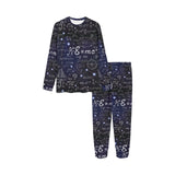 Math Pattern Print Design 02 Kids' Boys' Girls' All Over Print Pajama Set