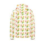 Sandwich Pattern Print Design 02 Kids' Boys' Girls' Padded Hooded Jacket