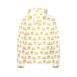 Pancake Pattern Print Design 01 Kids' Boys' Girls' Padded Hooded Jacket