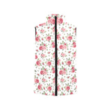 Rose Pattern Print Design 02 Men's Padded Vest