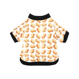 Sandwich Pattern Print Design 01 All Over Print Pet Dog Round Neck Fuzzy Shirt