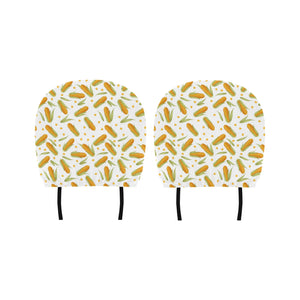 Corn Pattern Print Design 04 Car Headrest Cover