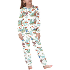 Clown Fish Pattern Print Design 04 Kids' Boys' Girls' All Over Print Pajama Set