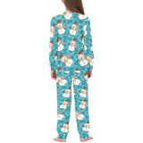 Snowman Chirstmas Pattern Kids' Boys' Girls' All Over Print Pajama Set