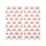 Pretzels Pattern Print Design 01 Gauze Curtain