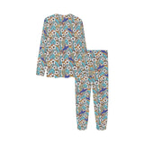 Hummingbird Pattern Print Design 02 Kids' Boys' Girls' All Over Print Pajama Set