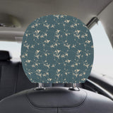 Airplane Circle Pattern Car Headrest Cover