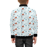 Swordfish Pattern Print Design 03 Kids' Boys' Girls' Bomber Jacket