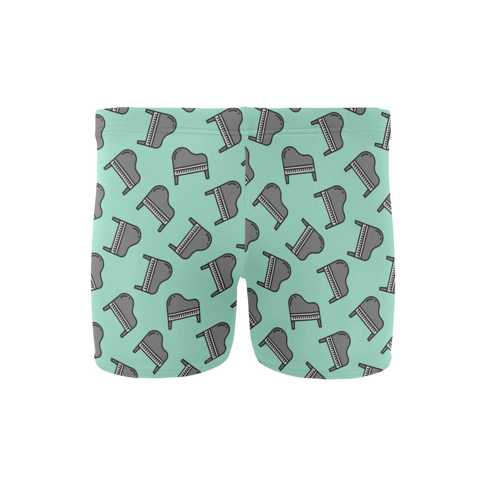 Piano Pattern Print Design 04 Men's Swimming Trunks