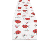 Ladybug Pattern Print Design 04 Table Runner