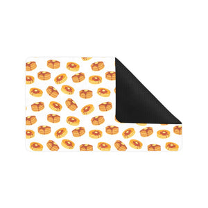 Pancake Pattern Print Design 04 Doormat