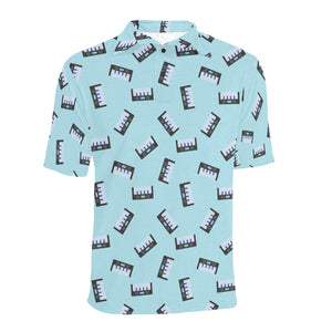 Piano Pattern Print Design 05 Men's All Over Print Polo Shirt