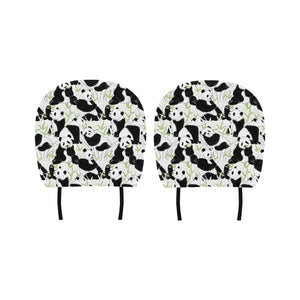 Panda Pattern Car Headrest Cover