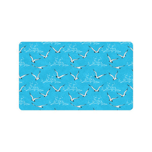 Seagull Pattern Print Design 05 Doormat