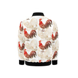 Rooster Chicken Pattern Kids' Boys' Girls' Bomber Jacket