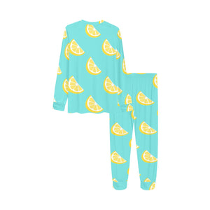 Lemon Theme Pattern Kids' Boys' Girls' All Over Print Pajama Set